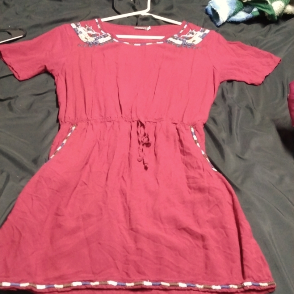Large Earthbound Red Dress